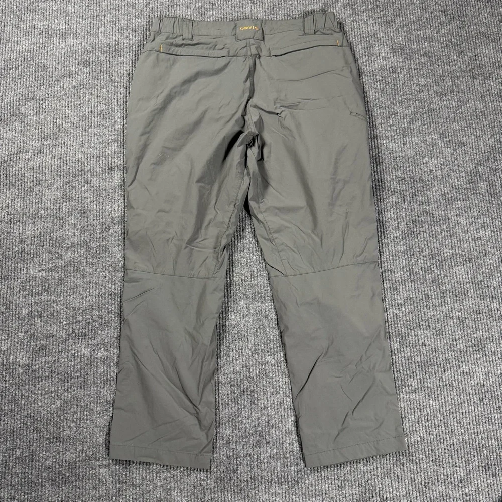 Orvis Jackson Quick Dry Pants Black Mens Size L 35x30 Hiking Outdoors Camp - Picture 7 of 10